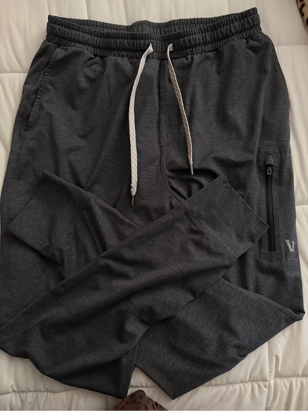 Vuori Charcoal Gray Drawstring Joggers